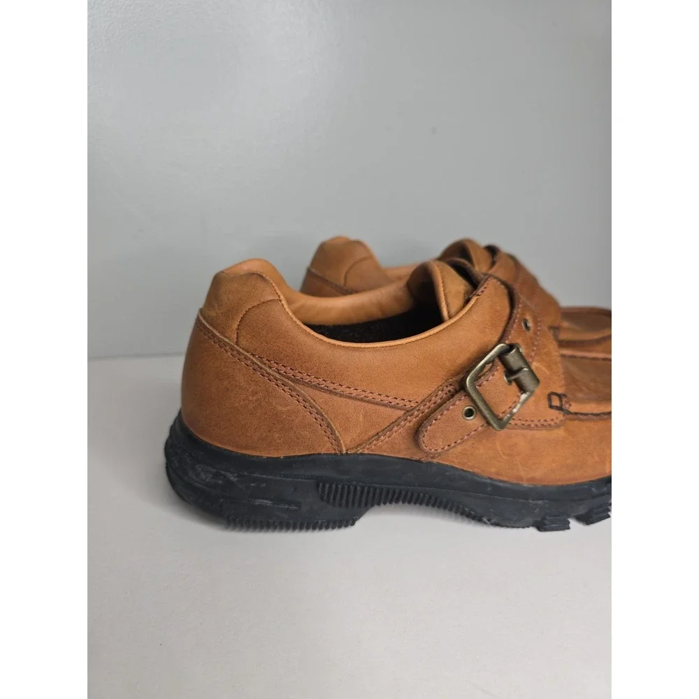 Polo Sport Ralph Lauren Women Leather Oxford Buckle Shoes 90s WB4194 Size 8.5B